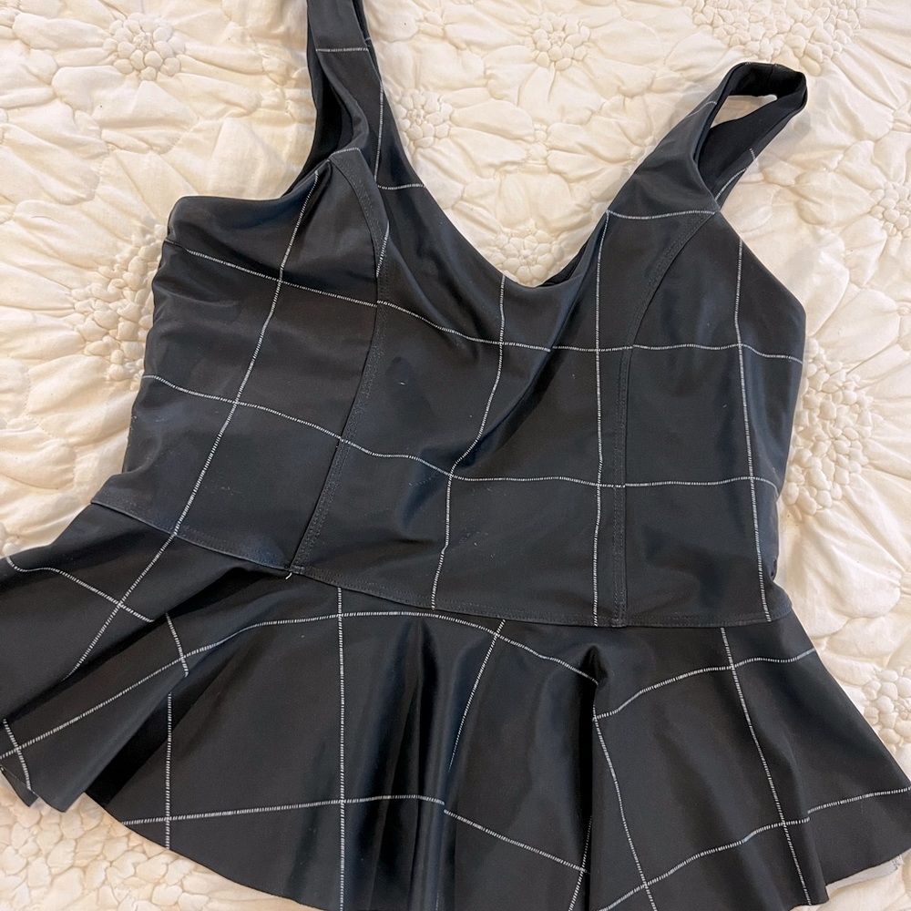 Albion Peplum Swim Top - Picture 3 of 7